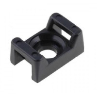 Площадка для стяжки под винт Ø8 (22х15) ТТ черная (100шт)