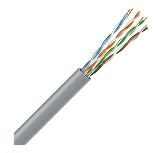 Кабель витая пара ЗЗЦМ U/UTP cat. 5e, PVC, 4х2х0,48, (бухта 305 м.)