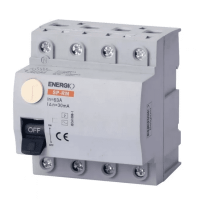 Устройство защитного отключения ENERGIO SP-RM 4P 63А 30мА тип AC Устройство защитного отключения ENERGIO SP-RM 4P 63А 30мА тип AC
