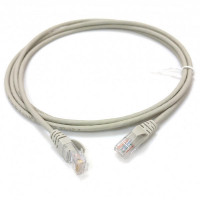 Патч-корд Corning U/UTP 26AWG Slim, cat. 5e, 0.5м, D4мм LSZH, сірий