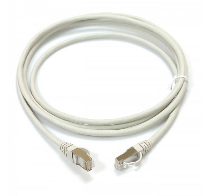 Патч-корд Corning F/UTP RJ45 cat. 5e, 3м, LSZH, серый