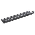 Патч-панель Corning 19’’ 1U STP модульная на 24 порта,черная