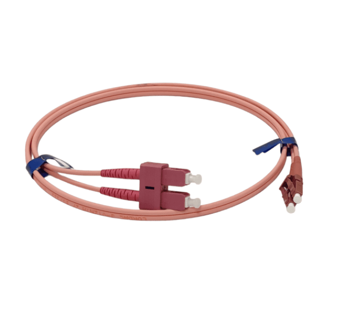 ВО патч-корд LC-SC Duplex 50/125 ОМ4, 1м. LSZH