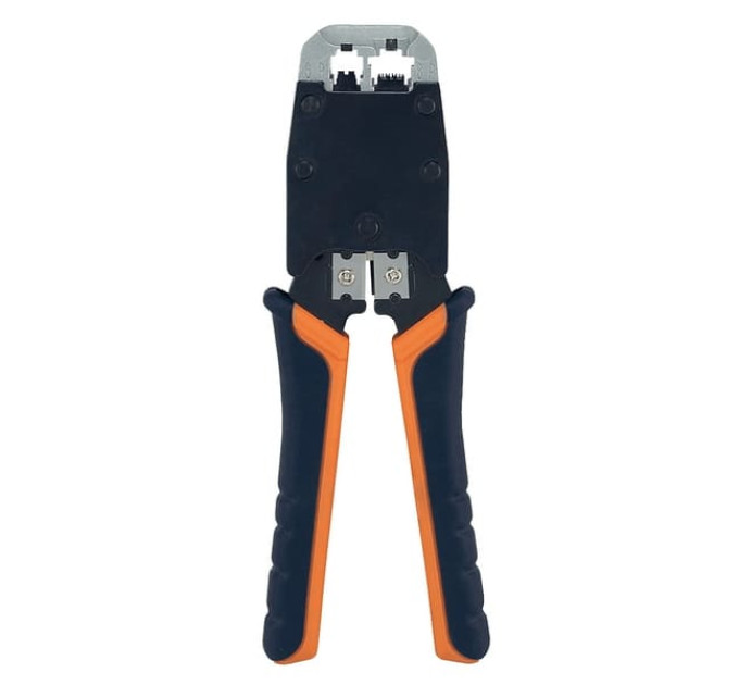 Инструмент обжимной Hanlong HT-500 для коннекторов RJ45&RJ12 (проф.,контроль усилия)