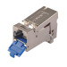 Модуль Corning XS500 STP, RJ45, cat. 6a, toolless, Keystone зі шторкою