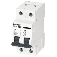 Автоматический выключатель ENERGIO EN 2P C 63А 6кА Автоматический выключатель ENERGIO EN 2P C 63А 6кА
