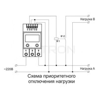 Реле тока DigiTOP AP-50A контроль 1...50A реле 6А