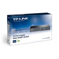 Коммутатор Smart TP-Link TL-SG1016DE, 16х1000Base-Т, VLAN, металл