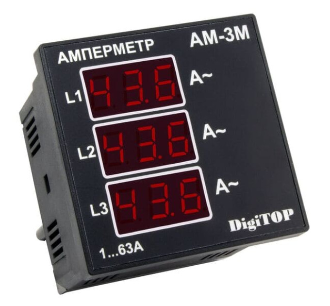 Амперметр DigiTOP АM-3M AC трифазний