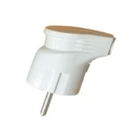 Вилка побутова ENERGIO 16А кутова з/к біла Вилка побутова ENERGIO 16А кутова з/к біла