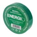 Ізоляційна стрічка ENERGIO ПВХ 0.13*15мм 20м зелена