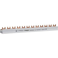 Шина фазная 4п на 12 модулей, с изоляцией, 16мм2 Hager