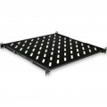 Полка перфорированная 19’’ 1U глубина 450мм, т.м. 1,5мм черная