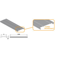 Кришка лотка, Ш=100мм, Д=3000мм, SCaT (2123021)