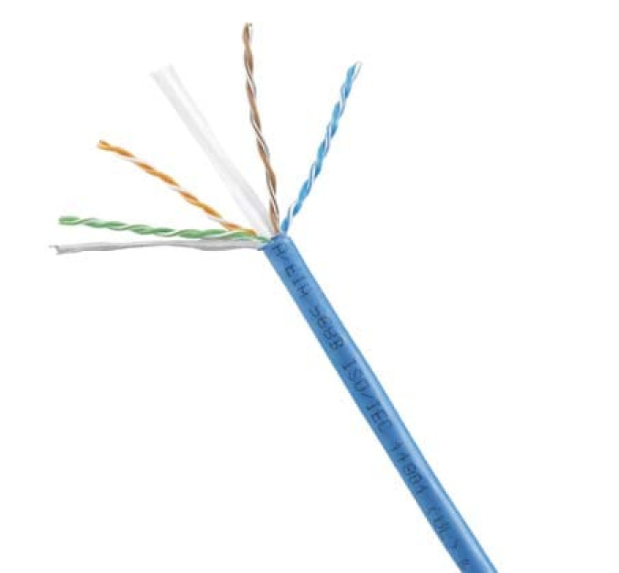Кабель витая пара Panduit NetKey U/UTP cat. 6, LSZH, 305 м, синий