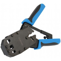 Инструмент обжимной Hanlong HT-2008AR для коннекторов RJ45&RJ12&RJ11 (проф.,контроль усилия)