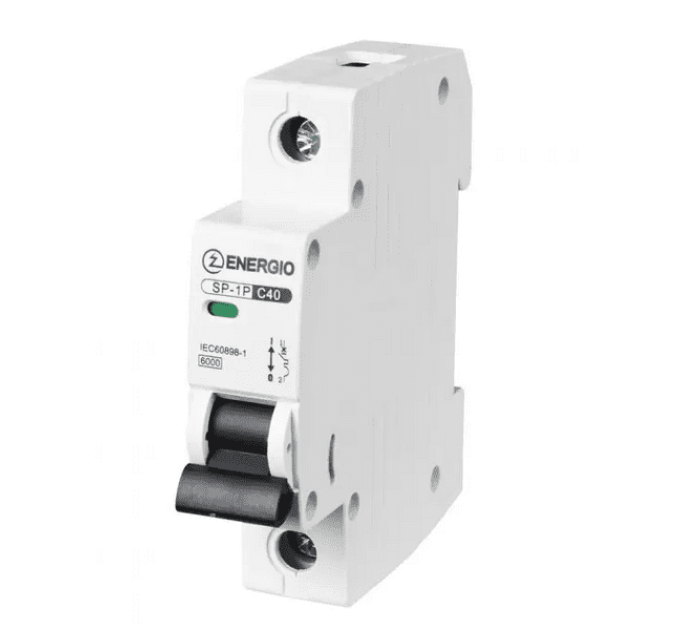 Автоматический выключатель ENERGIO SP 1P C 40А 6кА
