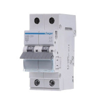 Автоматический выключатель Hager 2P 6kA B-20A 2M (MBN220) Автоматический выключатель Hager 2P 6kA B-20A 2M (MBN220)