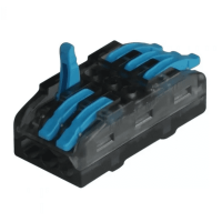 Клемма проходная ENERGIO CMK-423 3-3отв. с зажимом Клемма проходная ENERGIO CMK-423 3-3отв. с зажимом