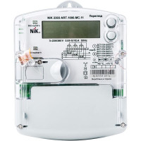 Счетчик NiK 2303 ART.1000.M.11 (А+R+, 5(10)А, 3ф 3*220/380В) однотарифний Счетчик NiK 2303 ART.1000.M.11 (А+R+, 5(10)А, 3ф 3*220/380В) однотарифний