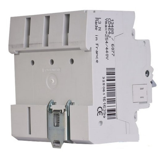 ПЗВ Hager In=63A, 4п, тип A, 30мА (CD463J)