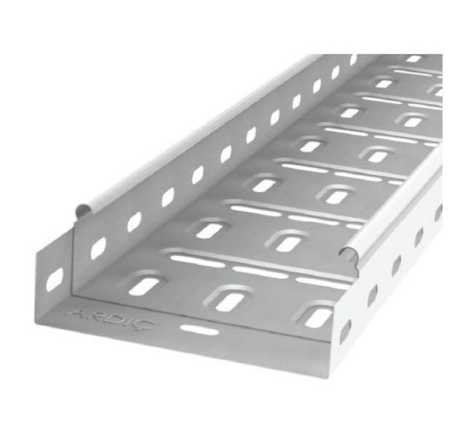 Лоток 200х50 мм ARDIC перфорований, оцинкований, серія STANDART
