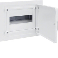 Щиток внутрішній с білими дверцятами, 8 модулів, GOLF, IP41 (VF108PD)