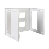 Кронштейн телекоммуникационный настенный 6U, регулируемая глубина 300-450 мм