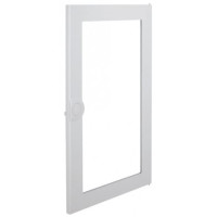 Дверь металлическая для щита VA36CN, VOLTA, прозрачная, белая (Hager)