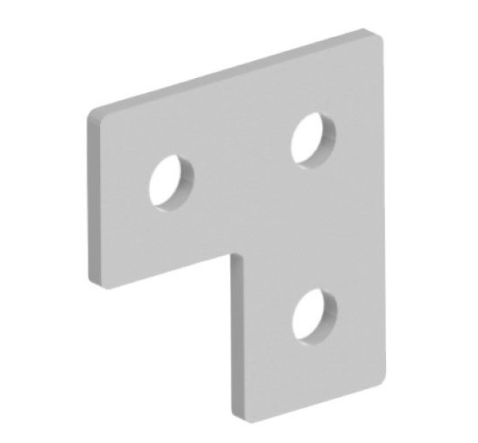 Пластина плоска кутова для С-профілю 41х(82+82)мм, ARDIC, ACB-210