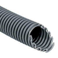 Труба ПВХ гибкая гофрированная, д.20мм, с протяжкой, 750 N,темно-серая KOPOS KOLIN Труба ПВХ гибкая гофрированная, д.20мм, с протяжкой, 750 N,темно-серая KOPOS KOLIN