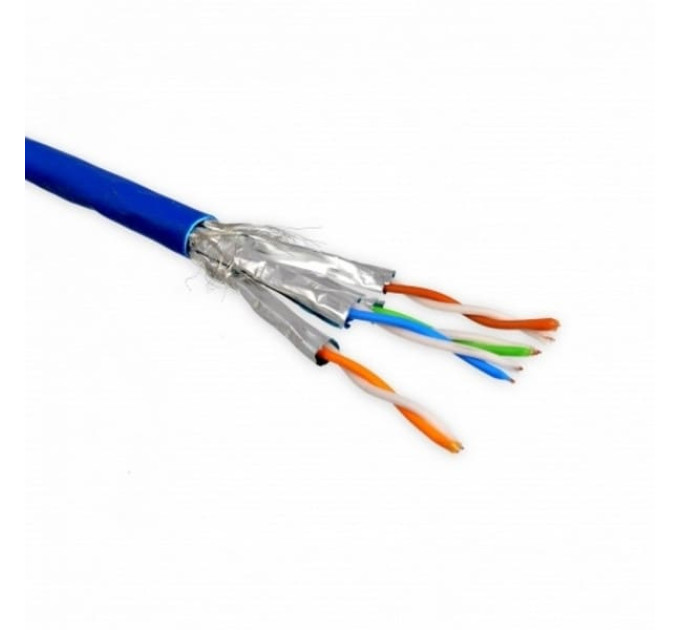 Кабель вита пара Corning S/FTP cat. 6a, LSZH, FRNC, 4 пари