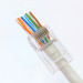 Коннектор UTP RJ45 кат. 6 со сквозными отверстиям