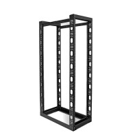 Стійка 42U, подвійна, 1000мм, чорна, UA-OF42-D100-BK