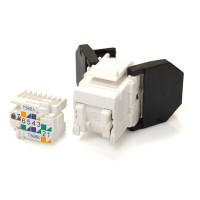 Модуль Corning E100 UTP, RJ45, cat. 6, toolless SL белый Модуль Corning E100 UTP, RJ45, cat. 6, toolless SL белый