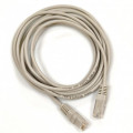 Патч-корд UTP, 1 м, cat. 6a, 30AWG сірий, LW