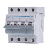 Автоматический выключатель Hager 4P 6kA C-20A 4M (MCN420) Автоматический выключатель Hager 4P 6kA C-20A 4M (MCN420)