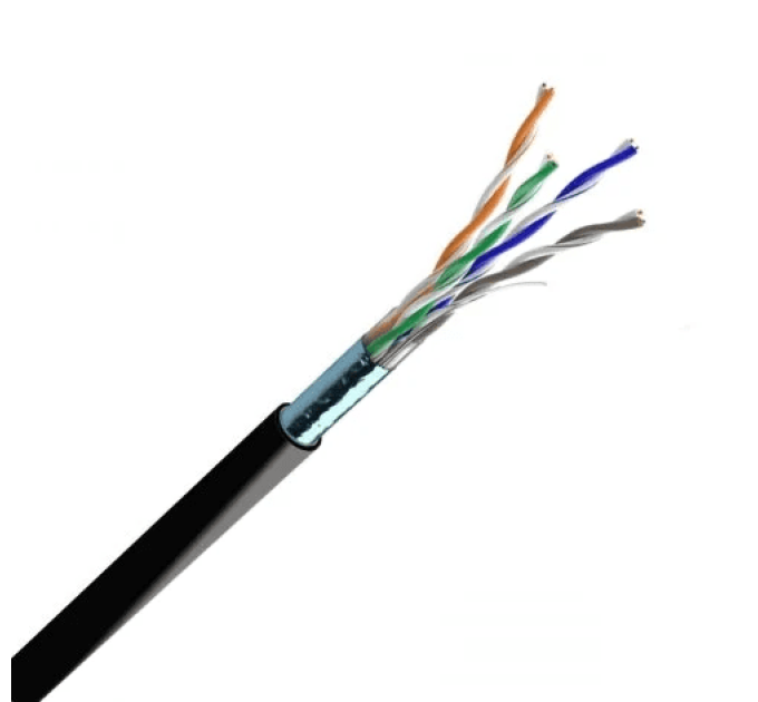 Кабель F/UTP cat. 5e PE 4х2х24 AWG  для наруж. робіт 305м, ЗЗЦМ
