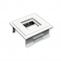 Адаптер информационный 45х45 для короба MK, цвет белый Адаптер информационный 45х45 для короба MK, цвет белый