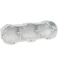 Коробка приладова, 3-кратна ПВХ; сіра; 213х70х45мм, KOPOS KOLIN Коробка приладова, 3-кратна ПВХ; сіра; 213х70х45мм, KOPOS KOLIN