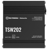 TSW202 8х1000Mb Промисловий L2 PoE+ SFP комутатор на DIN-рейку Teltonika